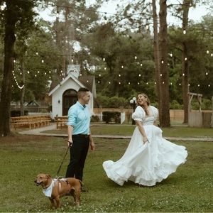 Selkie recylced ivory gown